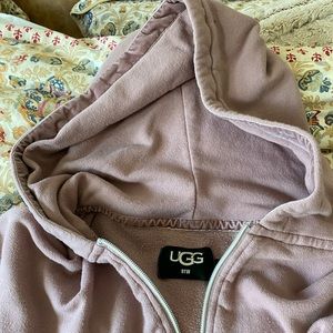 UGG, ABBI HALF MOON SLEEVE HOODIE, Lrg